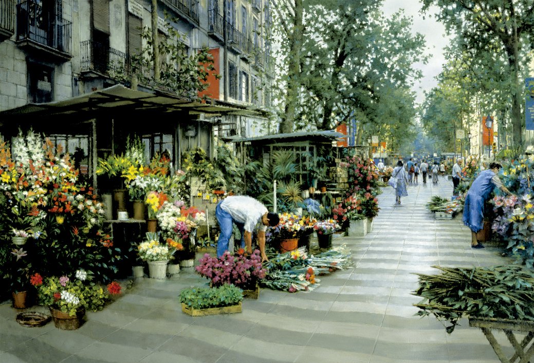 educa-16023-las-ramblas-puzzle-5000-teile-barcelona image 2
