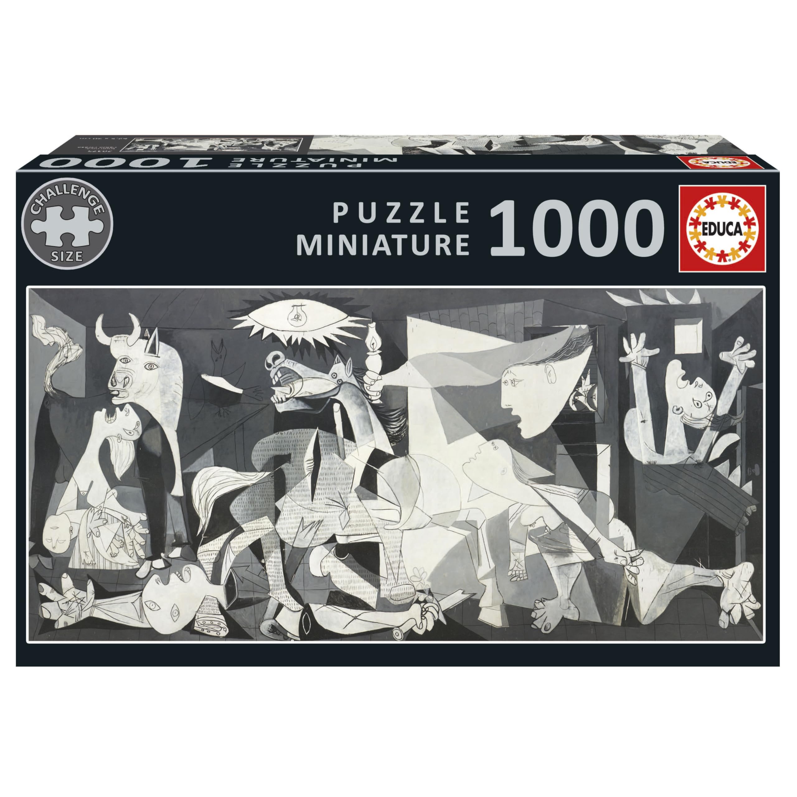 educa-20375-guernica-mini-puzzle-1000-teile-picasso-30x46-cm image 1