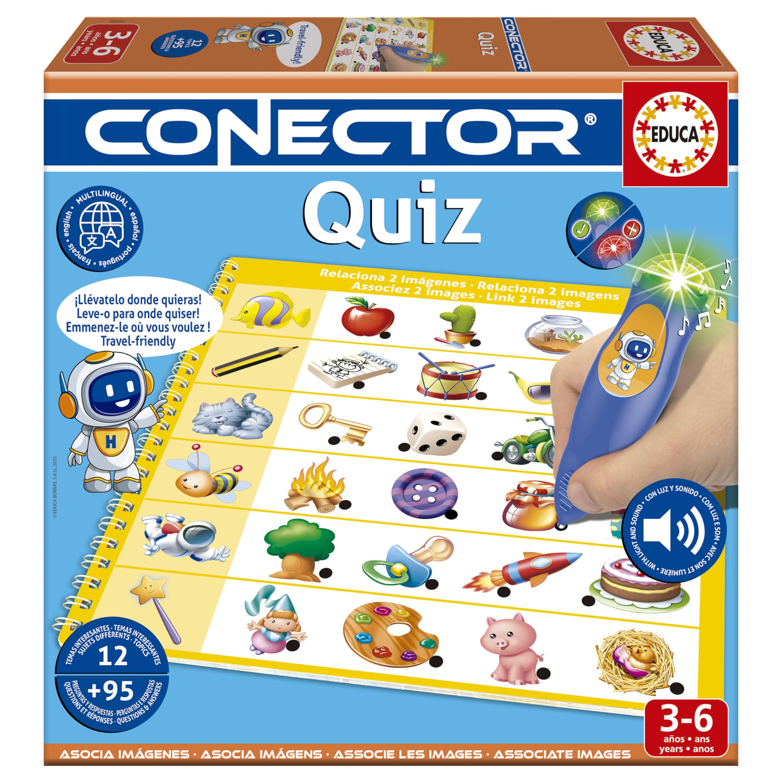 educa-conector-quiz-lernspiel-buch-mit-stift-ab-3-jahren image 1