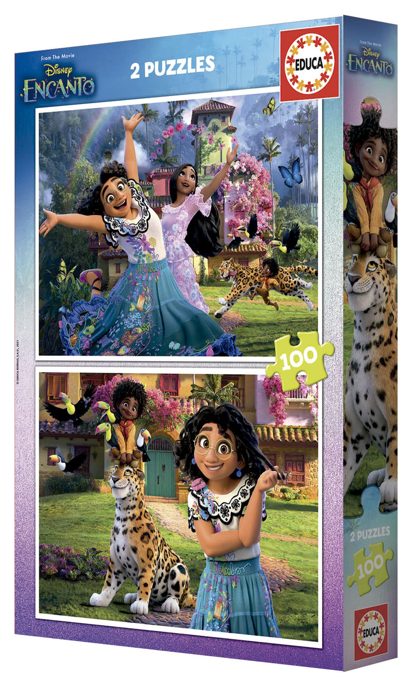 educa-disney-encanto-kinderpuzzle-2x100-teile-ab-6-jahren image 2