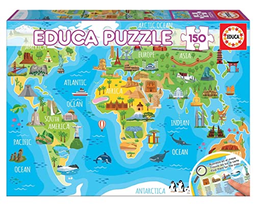 educa-weltkarte-der-monumente-150-teile-puzzle-ab-6-jahren image 8