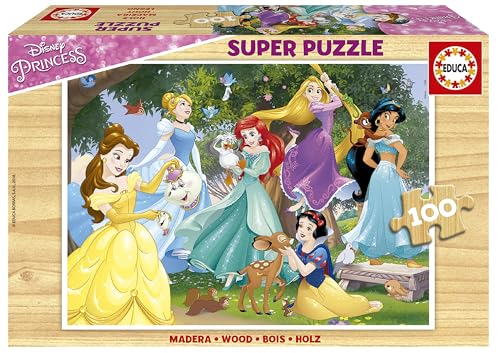 educa-disney-prinzessinnen-17628-holzpuzzle-100-teile-ab-6 image 6