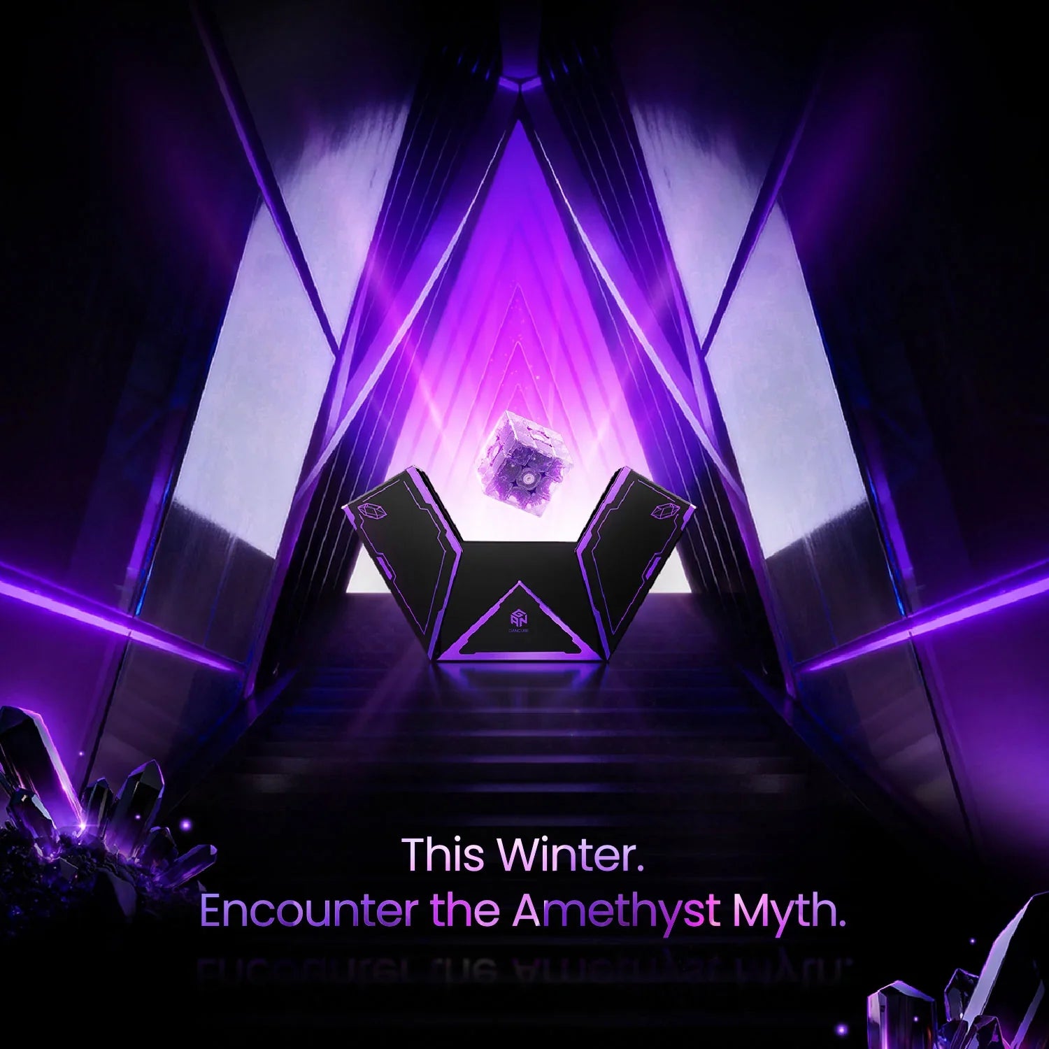 gan-16-maglev-max-amyth-speedcube-3x3-winter image 3