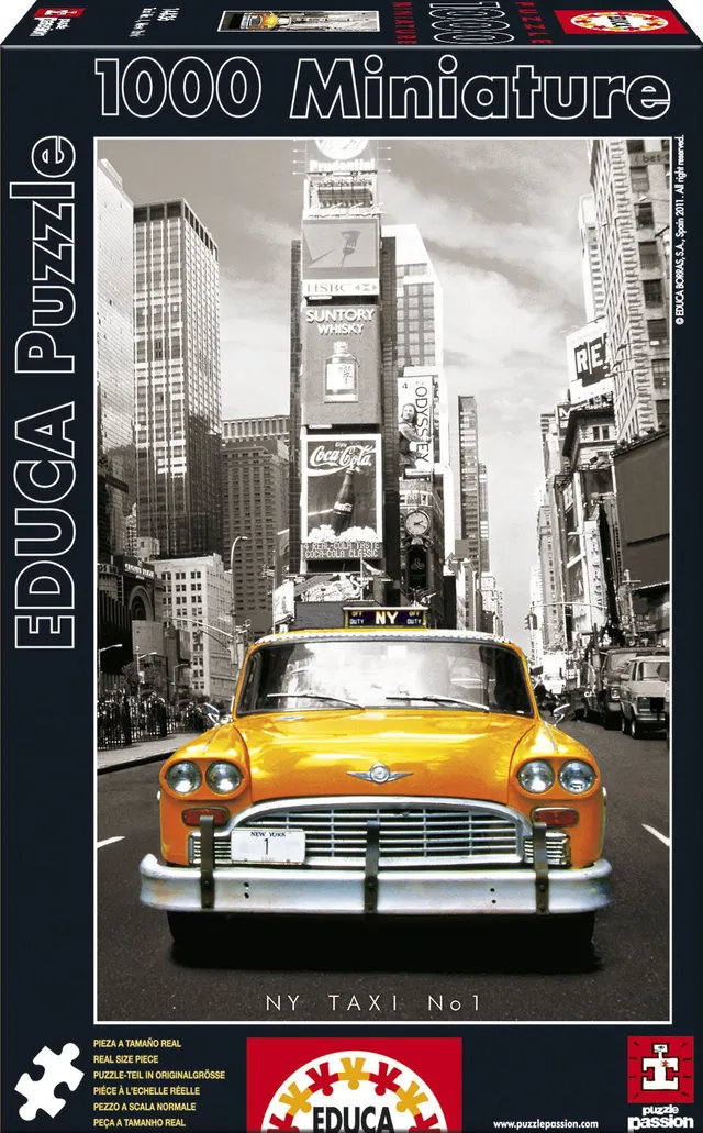 educa-new-york-taxi-puzzle-1000-teile-46x30-cm image 1