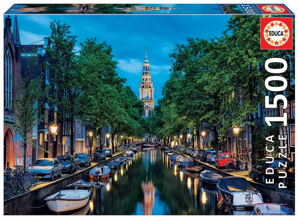 educa-16767-amsterdam-canal-at-dusk-puzzle-1500-teile image 1