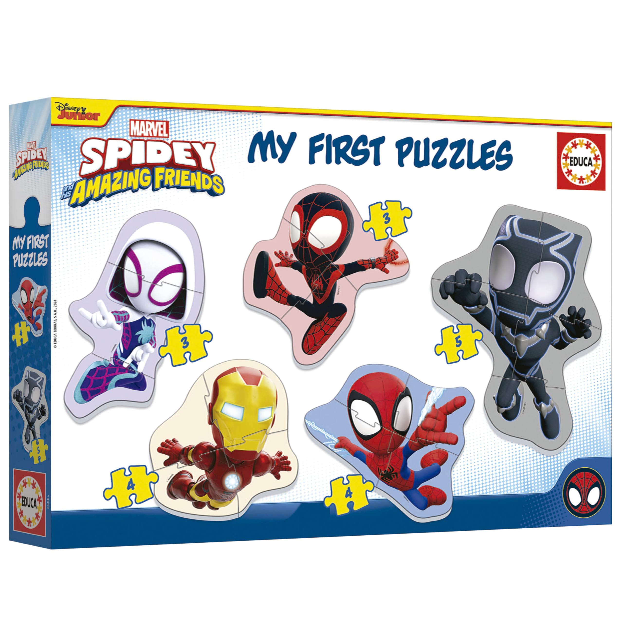 educa-puzzle-19952-spidey-set-5-progressive-puzzle-3-5-teile image 3