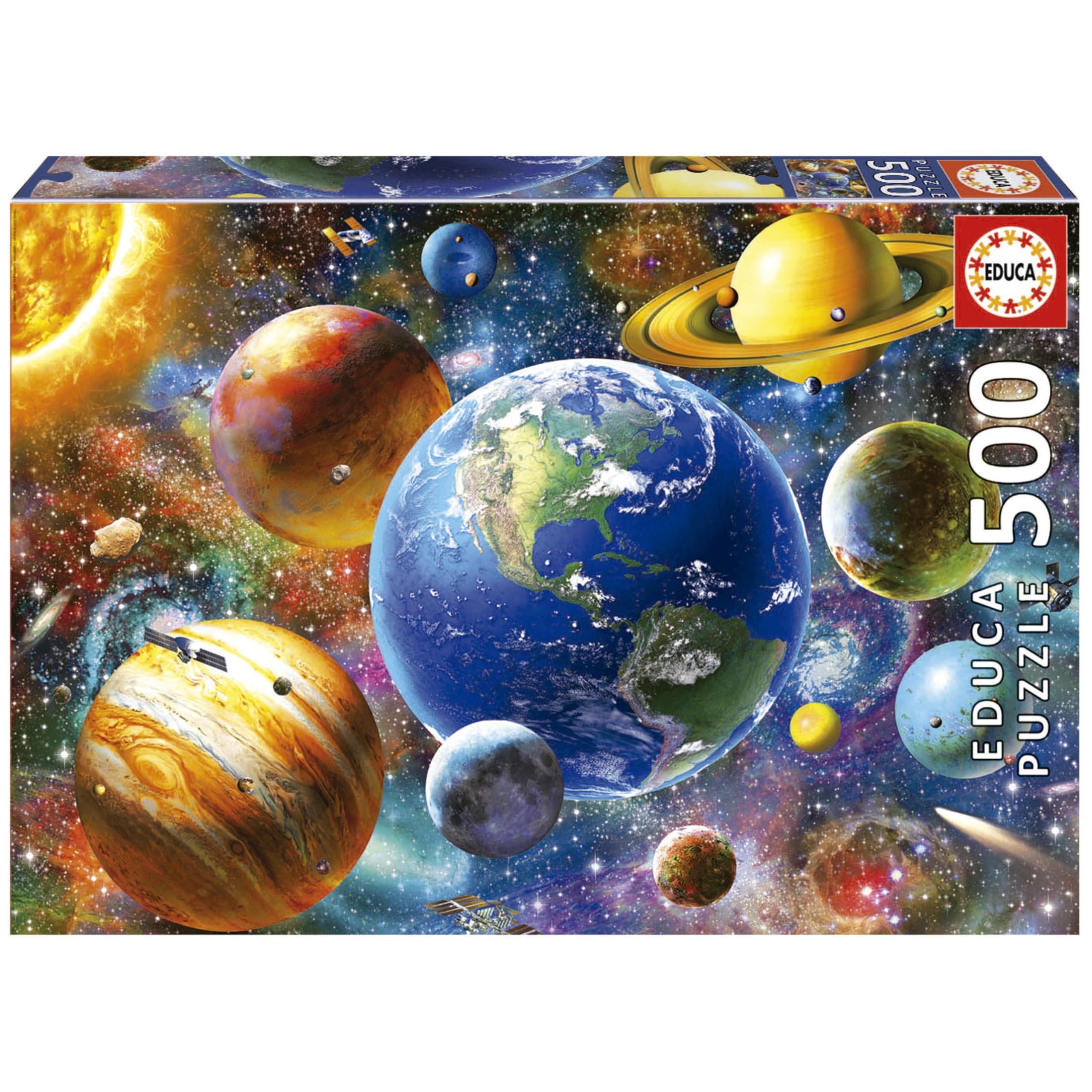 educa-sonnensystem-18449-puzzle-500-teile-planeten image 1