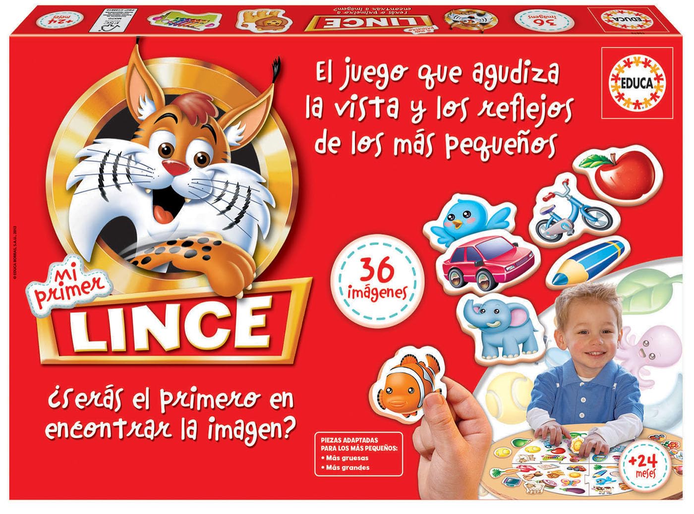 educa-lince-15676-brettspiel-36-bilder-suchspiel image 1