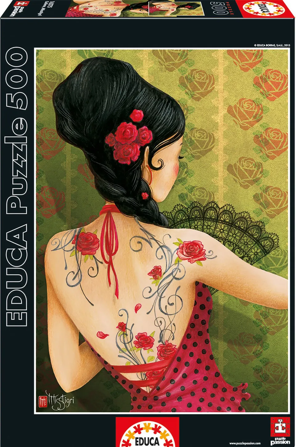 educa-16275-calima-misstigri-puzzle-500-teile-katzenmotiv image 1